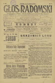 Głos Radomski, 1918, R. 3, nr 243