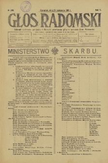 Głos Radomski, 1918, R. 3, nr 246
