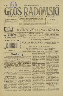 Głos Radomski, 1918, R. 3, nr 247
