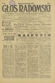 Głos Radomski, 1918, R. 3, nr 249