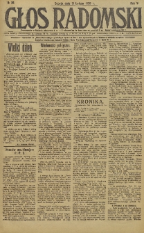 Głos Radomski, 1920, R. 5, nr 26