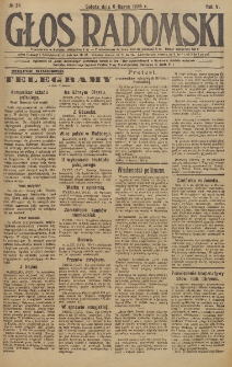Głos Radomski, 1920, R. 5, nr 34