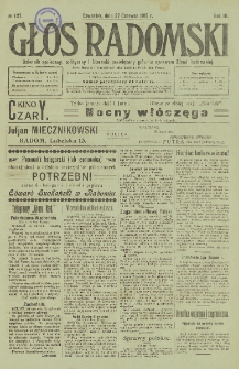 Głos Radomski, 1918, R. 3, nr 127