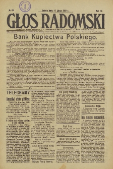 Głos Radomski, 1919, R. 4, nr 151