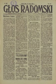 Głos Radomski, 1919, R. 4, nr 154