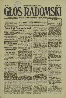 Głos Radomski, 1919, R. 4, nr 158