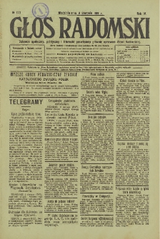 Głos Radomski, 1919, R. 4, nr 170
