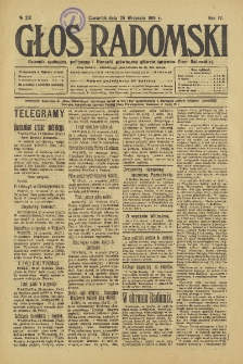 Głos Radomski, 1919, R. 4, nr 212