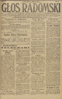 Głos Radomski, 1920, R. 5, nr 46
