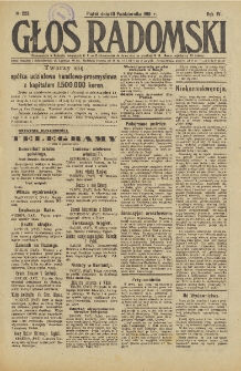 Głos Radomski, 1919, R. 4, nr 223