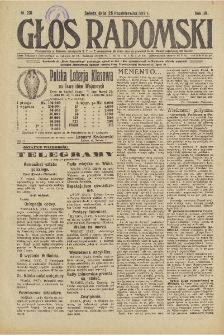 Głos Radomski, 1919, R. 4, nr 231