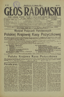 Głos Radomski, 1919, R. 4, nr 237