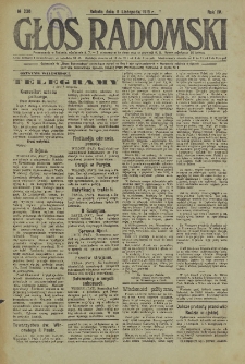 Głos Radomski, 1919, R. 4, nr 238