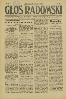 Głos Radomski, 1919, R. 4, nr 242