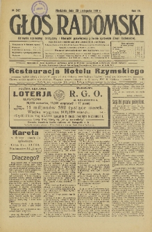 Głos Radomski, 1919, R. 4, nr 247