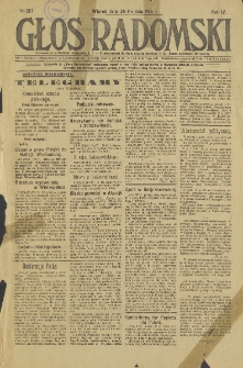 Głos Radomski, 1919, R. 4, nr 267