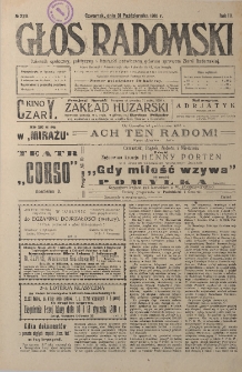 Głos Radomski, 1918, R. 3, nr 229