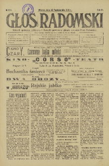 Głos Radomski, 1918, R. 3, nr 221