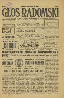 Głos Radomski, 1918, R. 3, nr 275