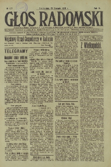 Głos Radomski, 1919, R. 4, nr 177