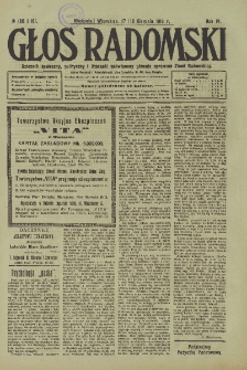Głos Radomski, 1919, R. 4, nr 180/181