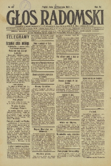 Głos Radomski, 1919, R. 4, nr 184