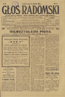 Głos Radomski, 1919, R. 4, nr 186