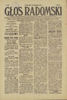 Głos Radomski, 1919, R. 4, nr 188