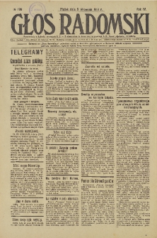 Głos Radomski, 1919, R. 4, nr 196