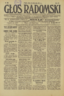 Głos Radomski, 1919, R. 4, nr 201
