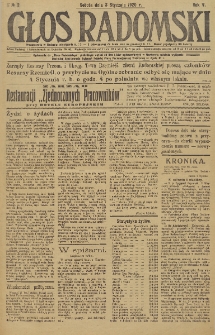 Głos Radomski, 1920, R. 4, nr 2
