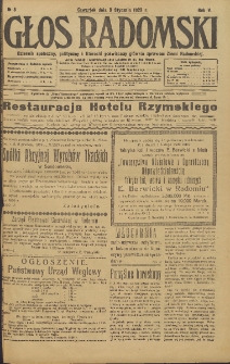 Głos Radomski, 1920, R. 4, nr 5