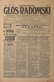 Głos Radomski, 1919, R. 4, nr 6