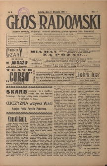 Głos Radomski, 1919, R. 4, nr 8