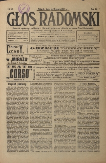 Głos Radomski, 1919, R. 4, nr 10