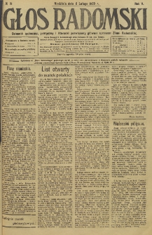 Głos Radomski, 1920, R. 4, nr 19