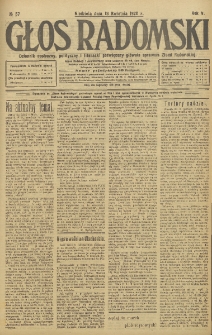 Głos Radomski, 1920, R. 4, nr 57