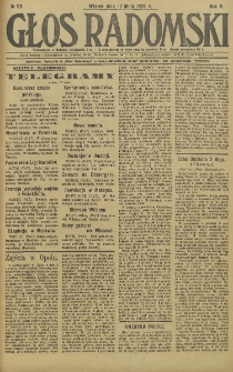 Głos Radomski, 1920, R. 4, nr 70