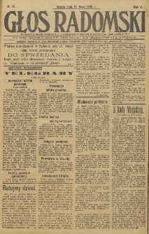 Głos Radomski, 1920, R. 4, nr 75