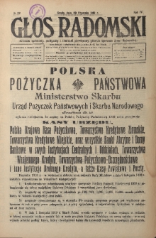Głos Radomski, 1919, R. 4, nr 22