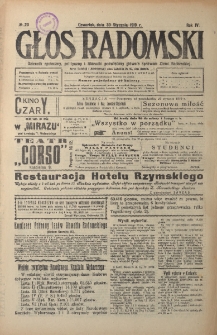Głos Radomski, 1919, R. 4, nr 23