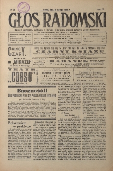 Głos Radomski, 1919, R. 4, nr 28