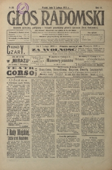 Głos Radomski, 1919, R. 4, nr 30