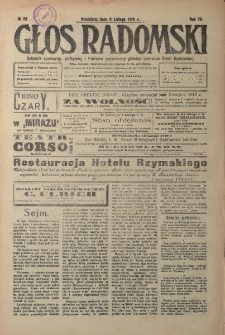 Głos Radomski, 1919, R. 4, nr 32