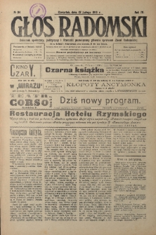 Głos Radomski, 1919, R. 4, nr 34