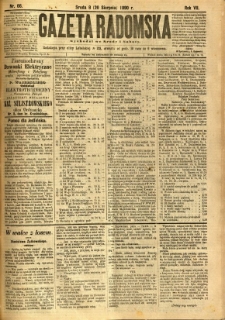 Gazeta Radomska, 1890, R. 7, nr 66