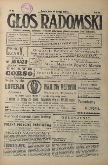 Głos Radomski, 1919, R. 4, nr 42