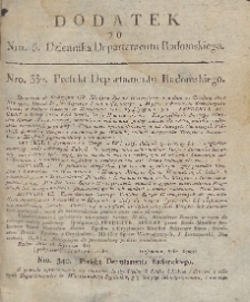 Dziennik Departamentowy Radomski, 1812, nr 5, dod.