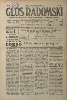 Głos Radomski, 1919, R. 4, nr 62