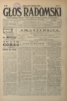 Głos Radomski, 1919, R. 4, nr 83